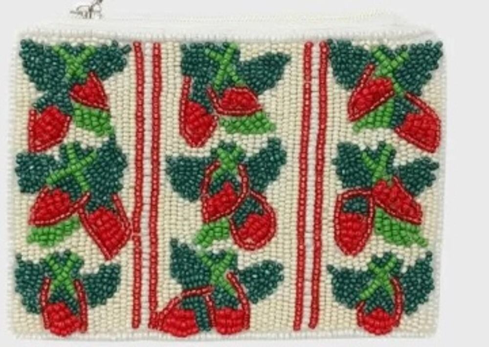 Beaded Coin Purse | STRAWBERRIES